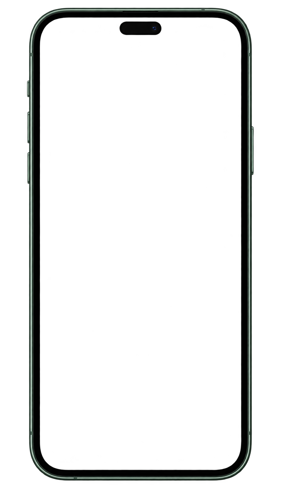 iPhone inteiro com o aplicativo Forno da Vila funcionando na tela